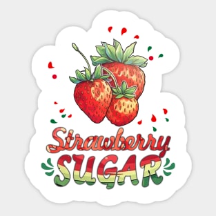 Strawberry Sugar Sticker